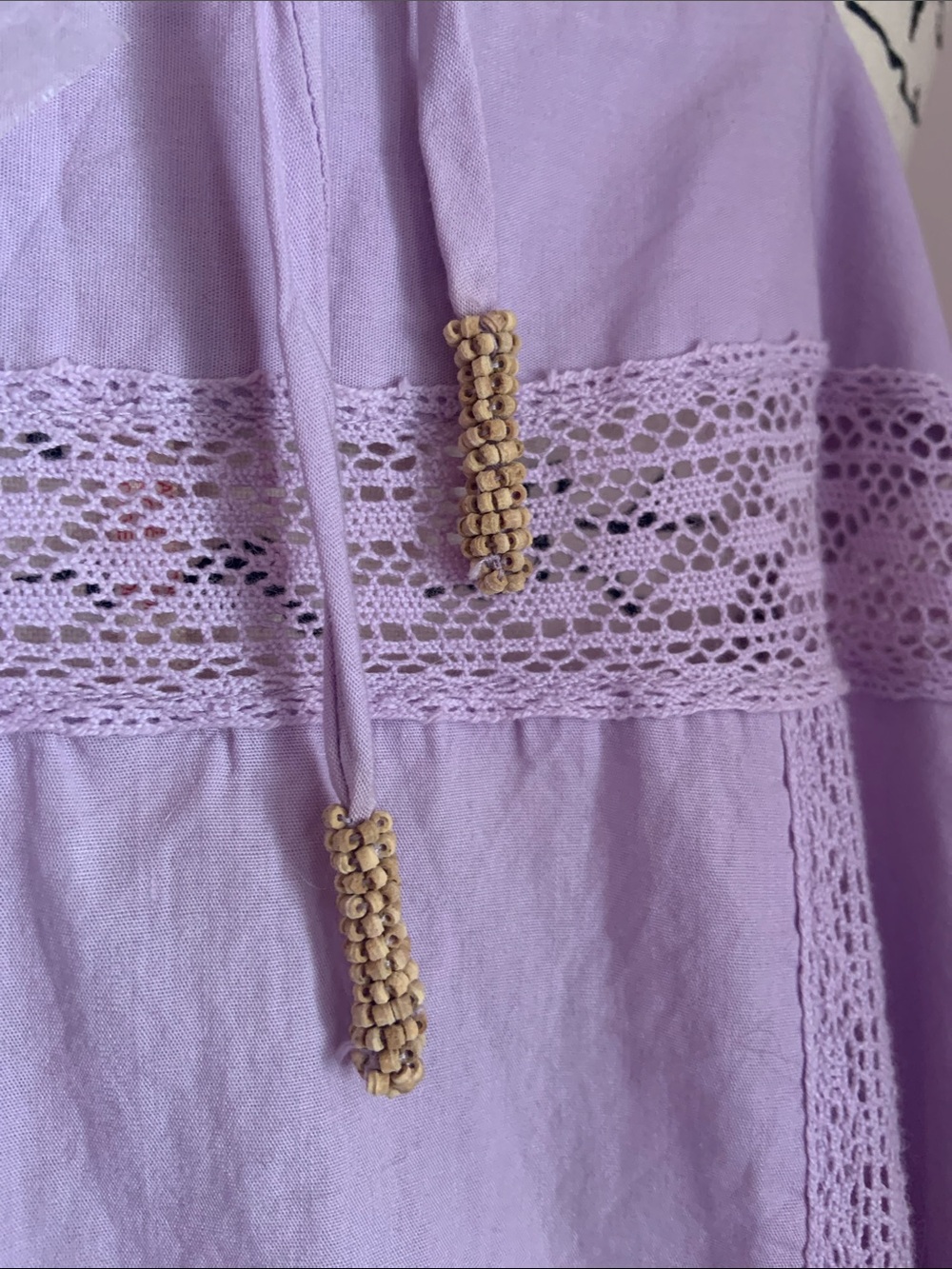 Free People crochet lace maxi dress - Picture 4 of 9